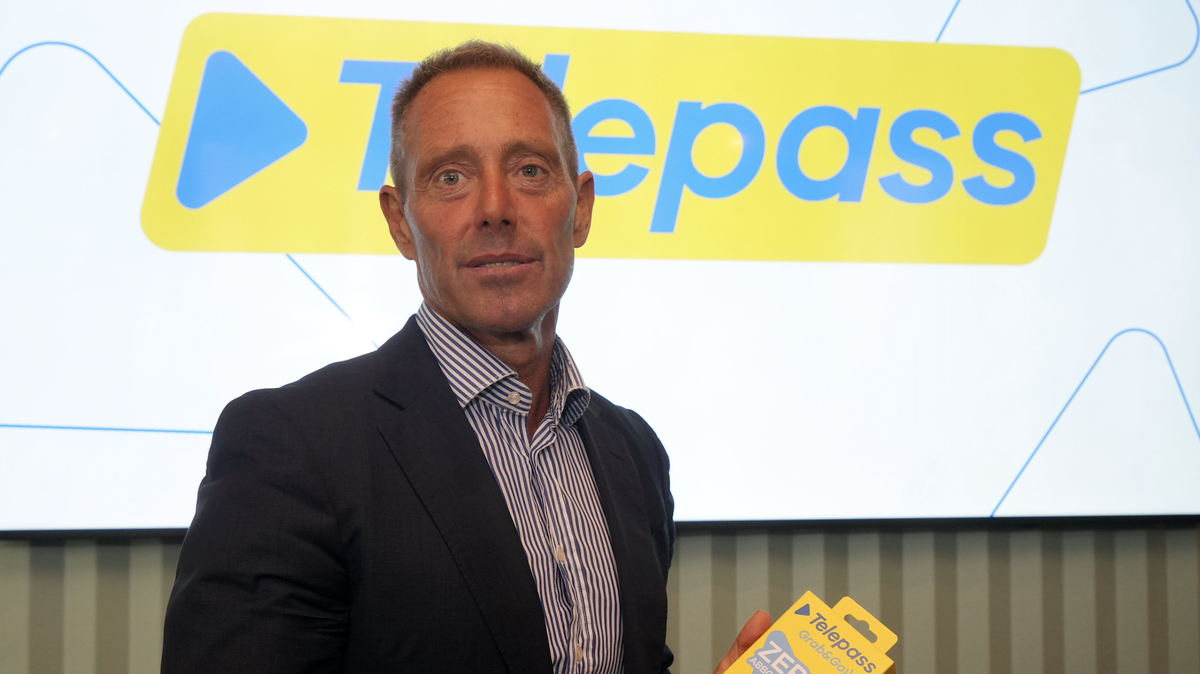 L'amministratore delegato di Telepass Luca Luciani