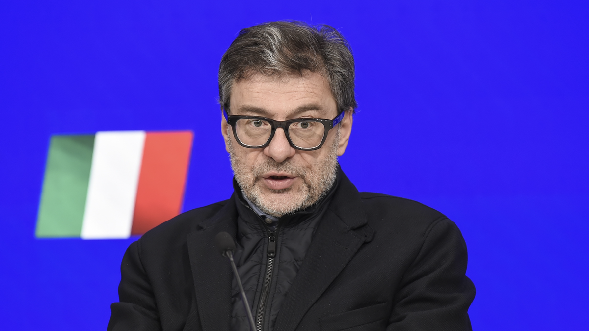 Il ministro dell'Economia Giancarlo Giorgetti