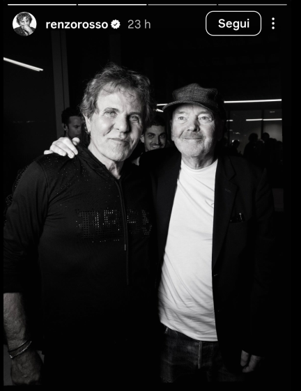 Da sinistra, Renzo Rosso e Adriano Goldschmied (ph Instagram @renzorosso)