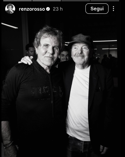Da sinistra Renzo Rosso e Adriano Goldschmied (ph @renzorosso)