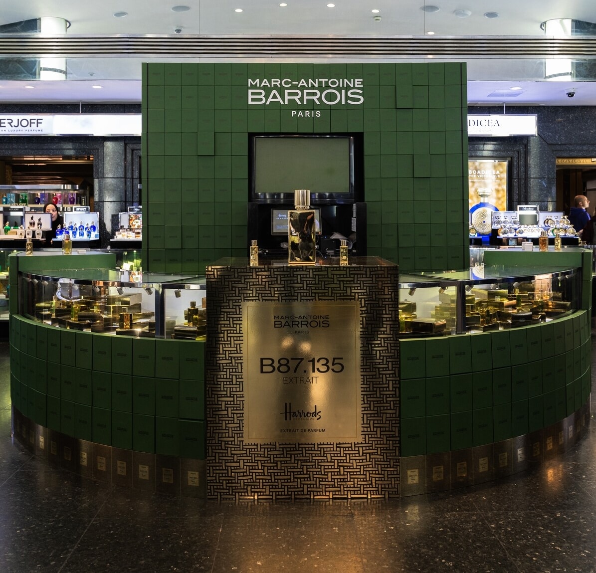 Il corner di Marc-Antoine Barrois da Harrods (courtesy Marc-Antoine Barrois)