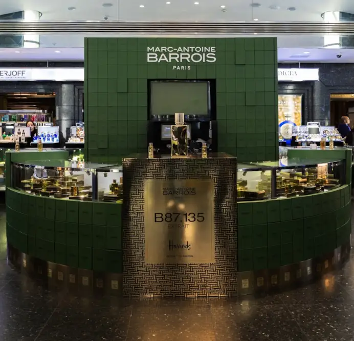 Il corner di Marc-Antoine Barrois da Harrods (courtesy Marc-Antoine Barrois)