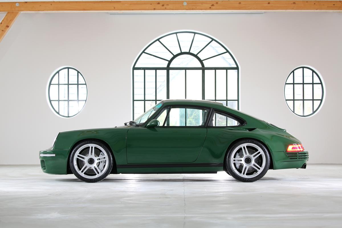 RUF SCR (2018) nella caratteristica tinta verde 