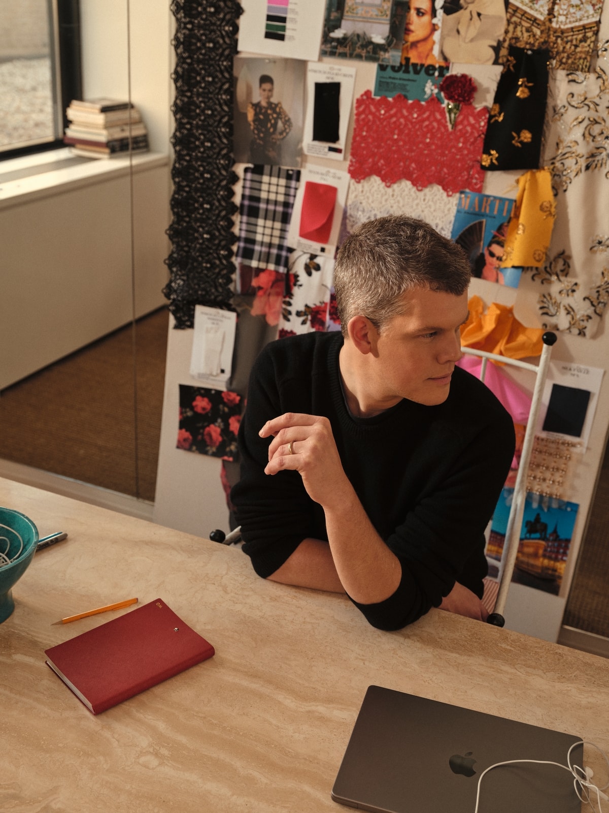 Un ritratto di Wes Gordon (courtesy Carolina Herrera)