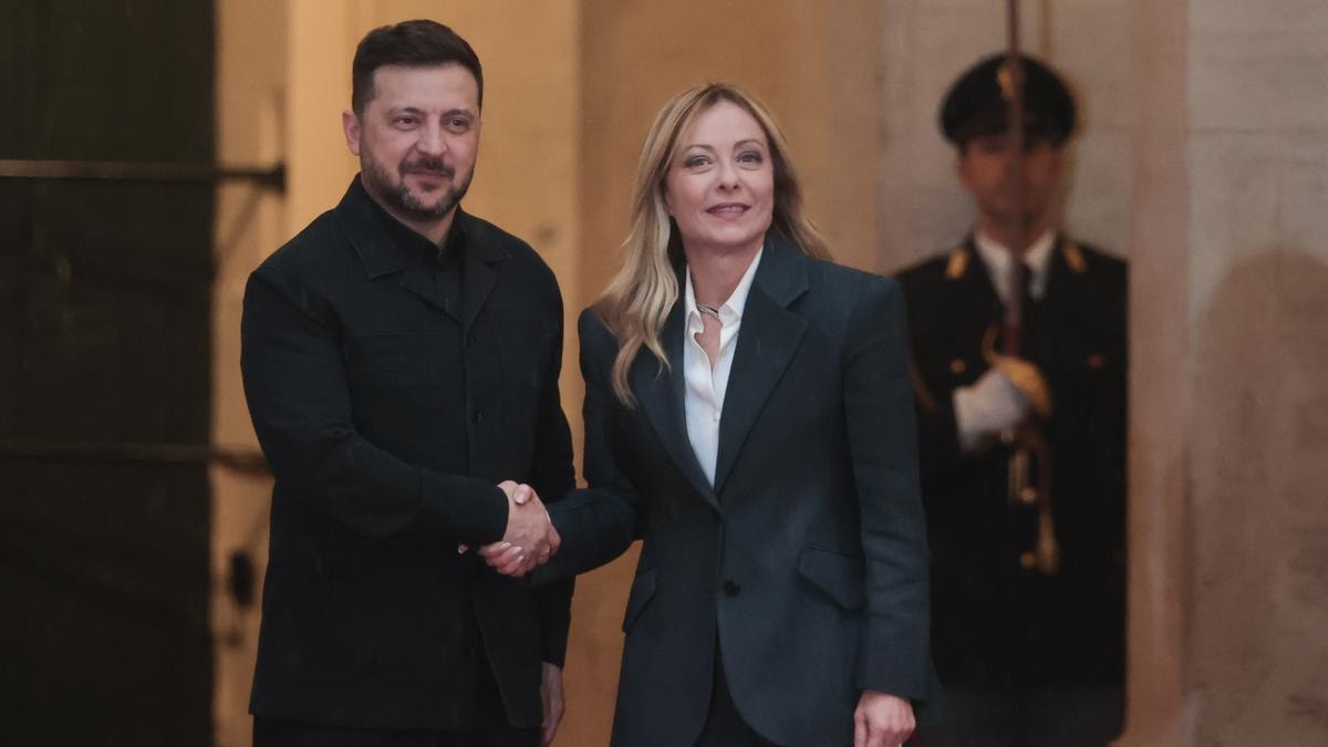 Zelensky a Roma: accordo con la premier Meloni per sviluppare i droni 