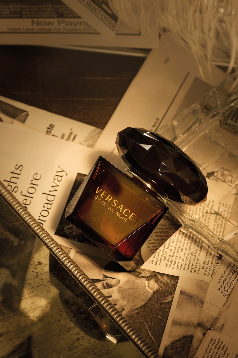 Eau de parfum Crystal noir di Versace (ph Sonia Marin)