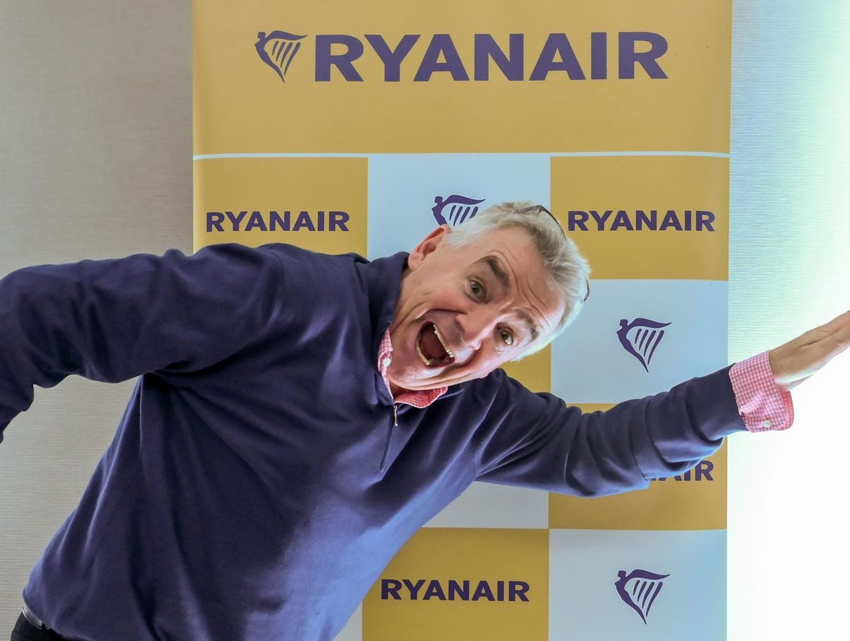 Michael O'Leary, ceo Ryanair