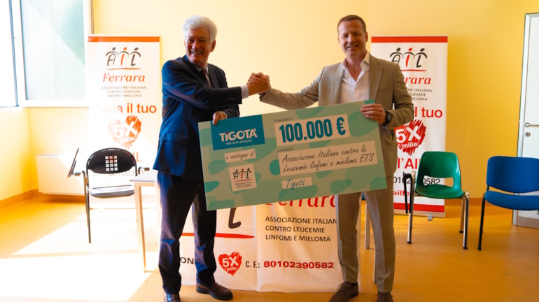 Tigotà a sostegno dell’Associazione Italiana contro leucemie, linfomi e mieloma 