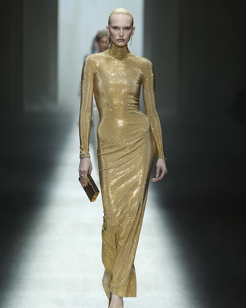 Un look Gucci fall-winter 2026/27 (courtesy Gucci)