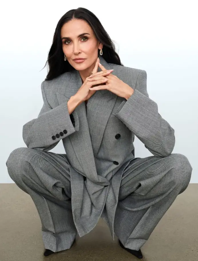 Demi Moore (ph Amy Troost, courtesy Lancôme)
