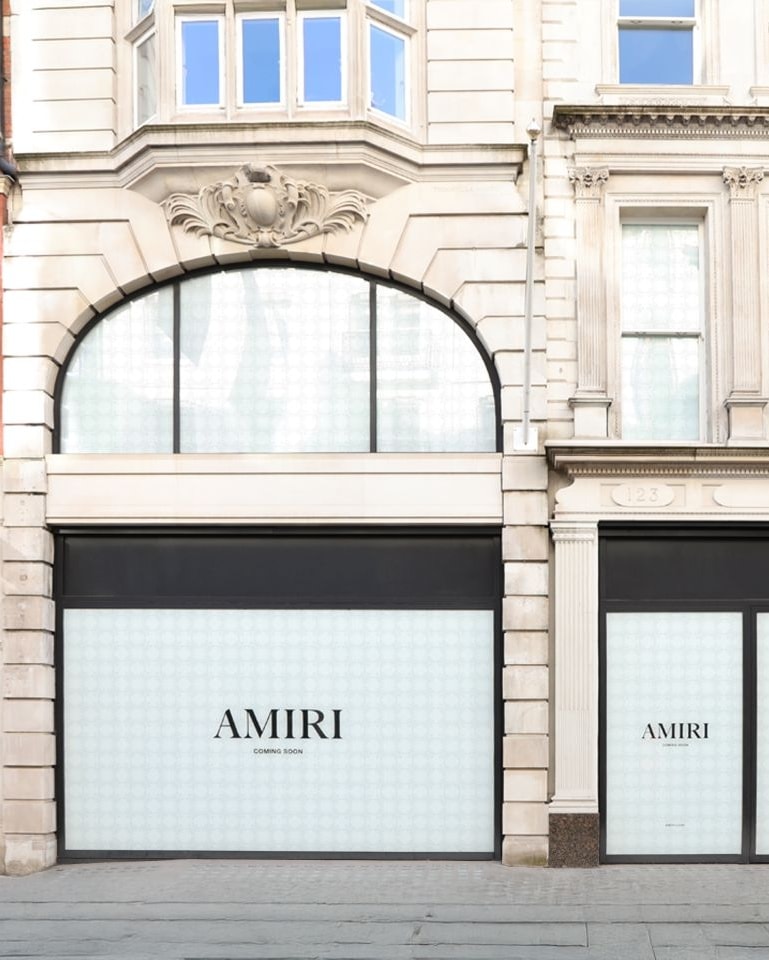 Il flagship di Amiri a Londra (courtesy Amiri)