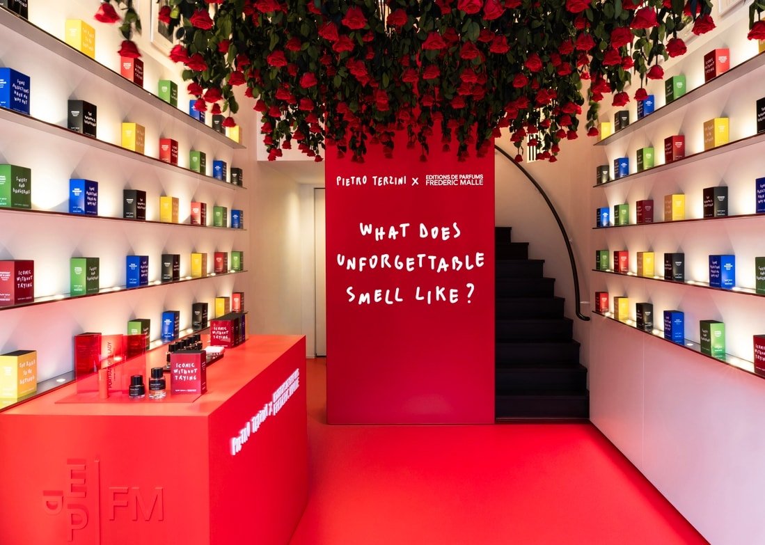 Il takeover di Pietro Terzini per Frederic Malle (courtesy Estée Lauder)