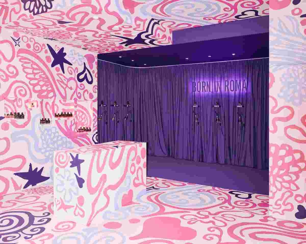 Il pop-up di Valentino beauty con Tabboo! (courtesy Valentino beauty)