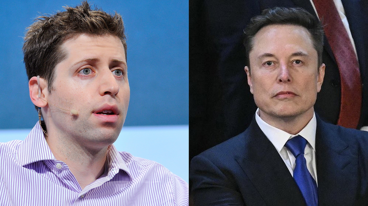 (Da sinistra) Sam Altman e Elon Musk