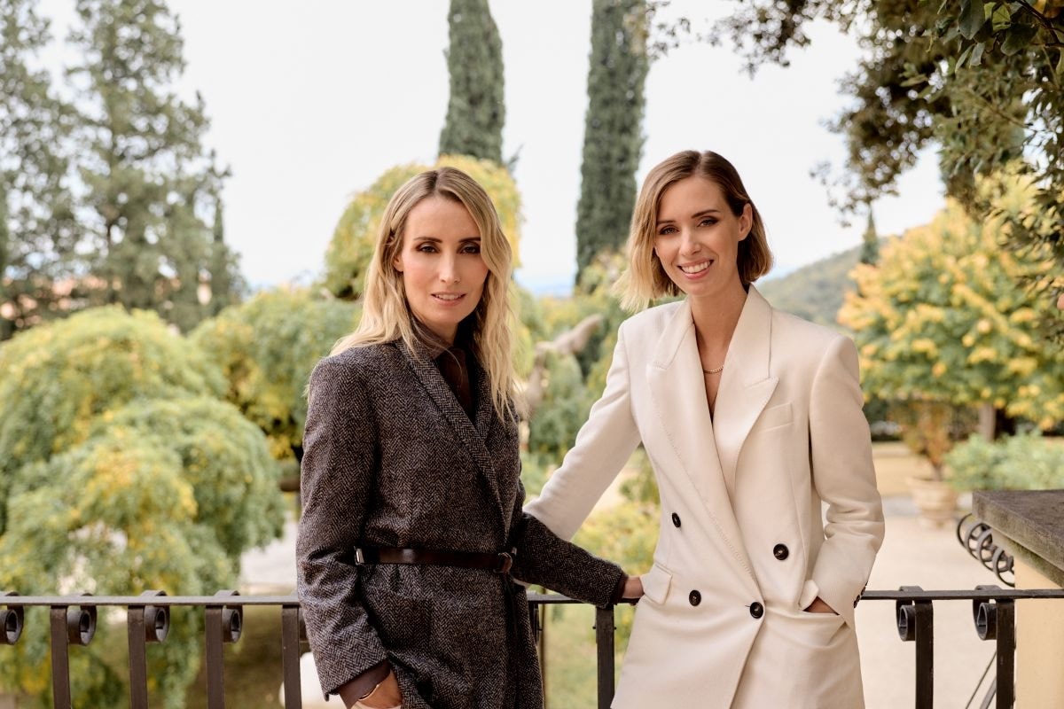 Uno scatto di Camilla e Carolina Cucinelli (courtesy Cucinelli)