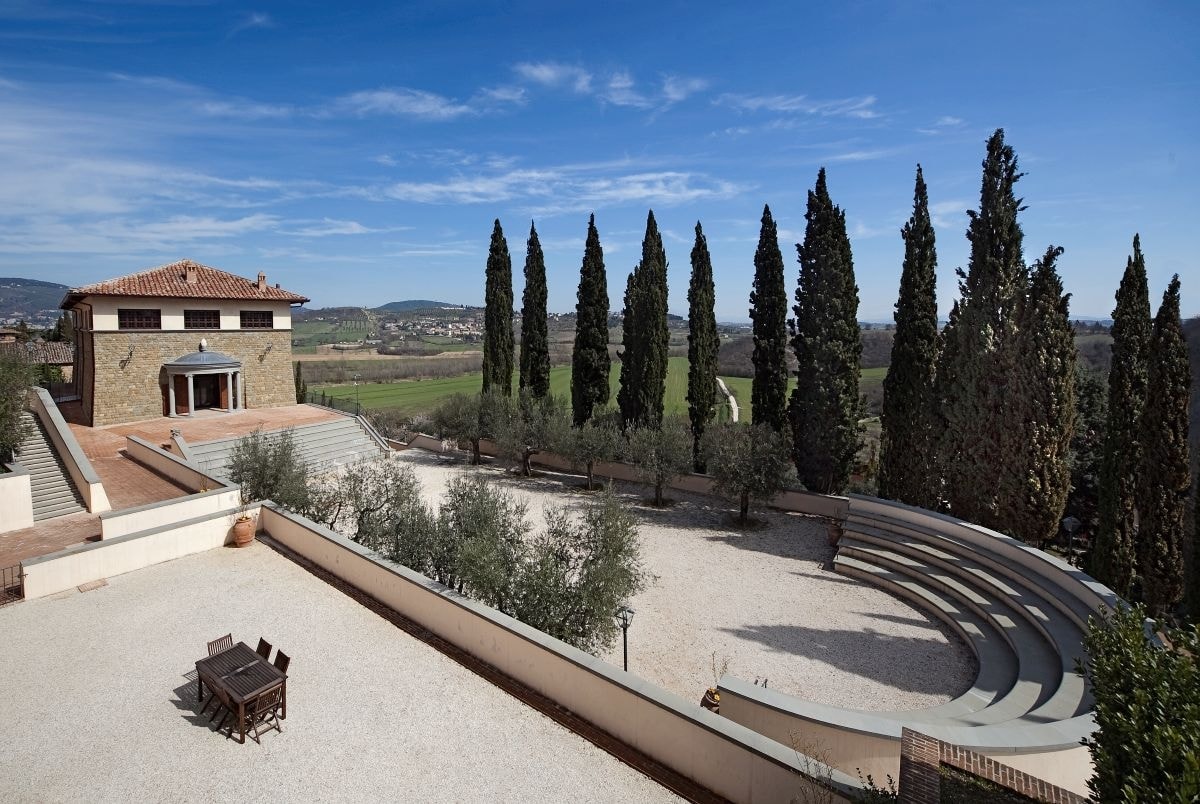 Un'immagine del borgo Solomeo (courtesy Cucinelli)