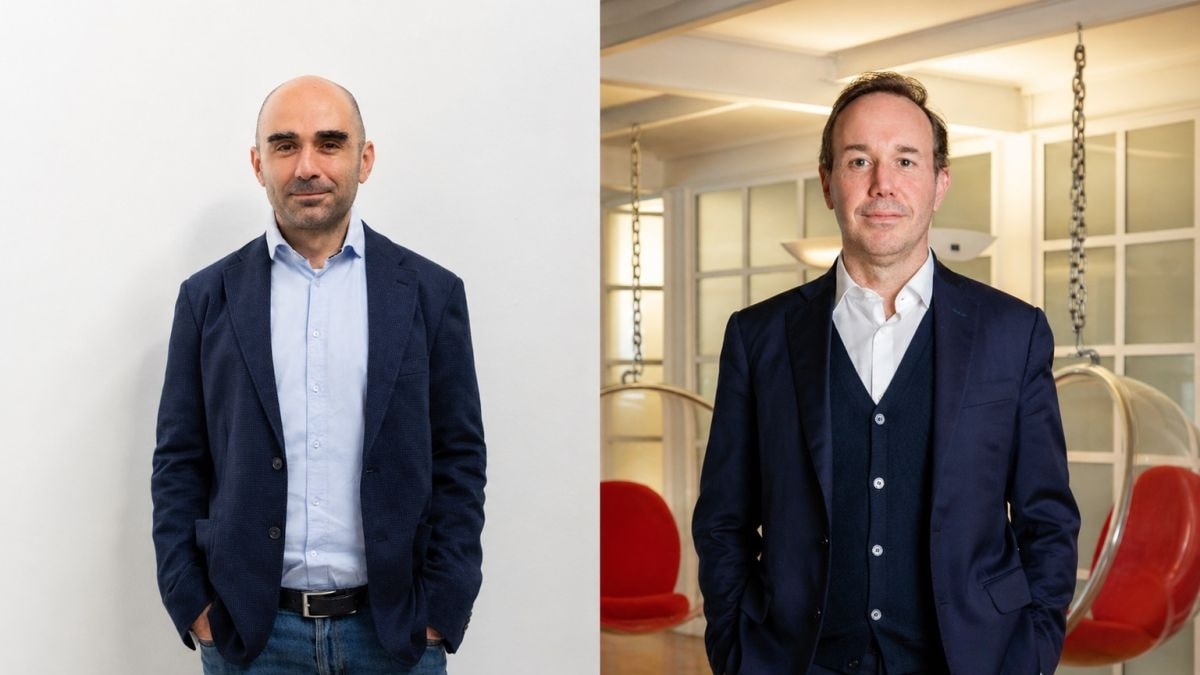 Antonino Caccamo, co-founder & Cto di A-Cube; Giuseppe Donvito, partner di P101