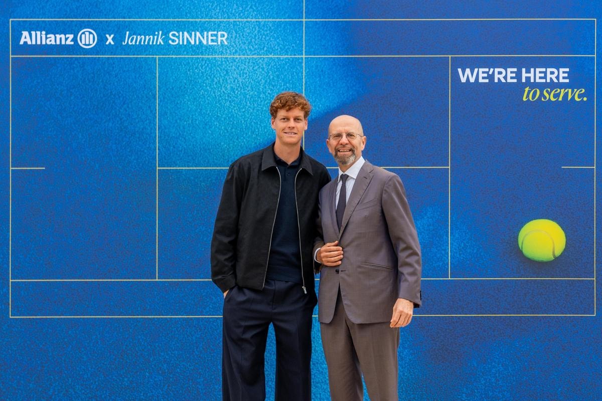 Allianz celebra Jannik Sinner con un evento a Roma dedicato al campione di tennis
