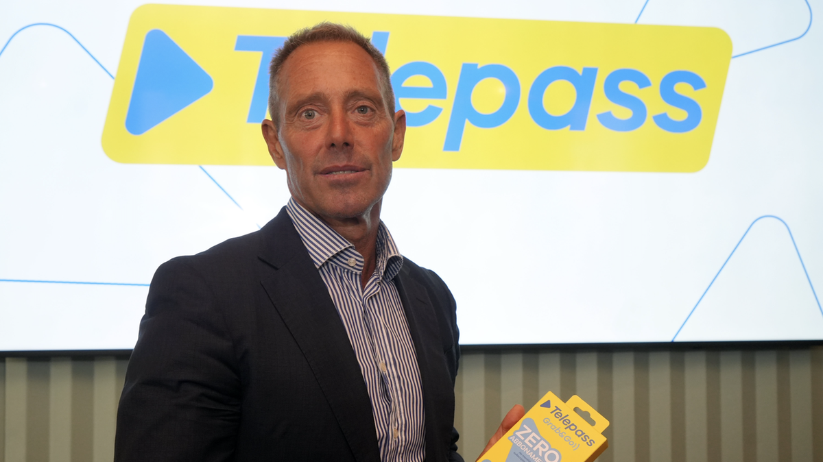 L'amministratore delegato di Telepass Luca Luciani