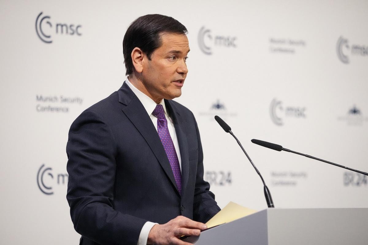 Il segretario di Stato americano Marco Antonio Rubio