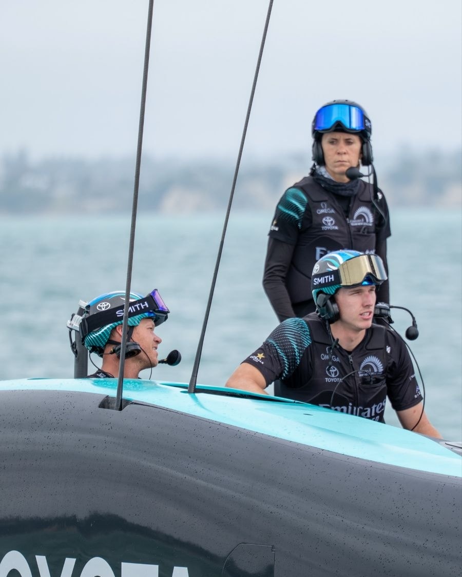 Una foto del team Emirates New Zealand (courtesy Smith)