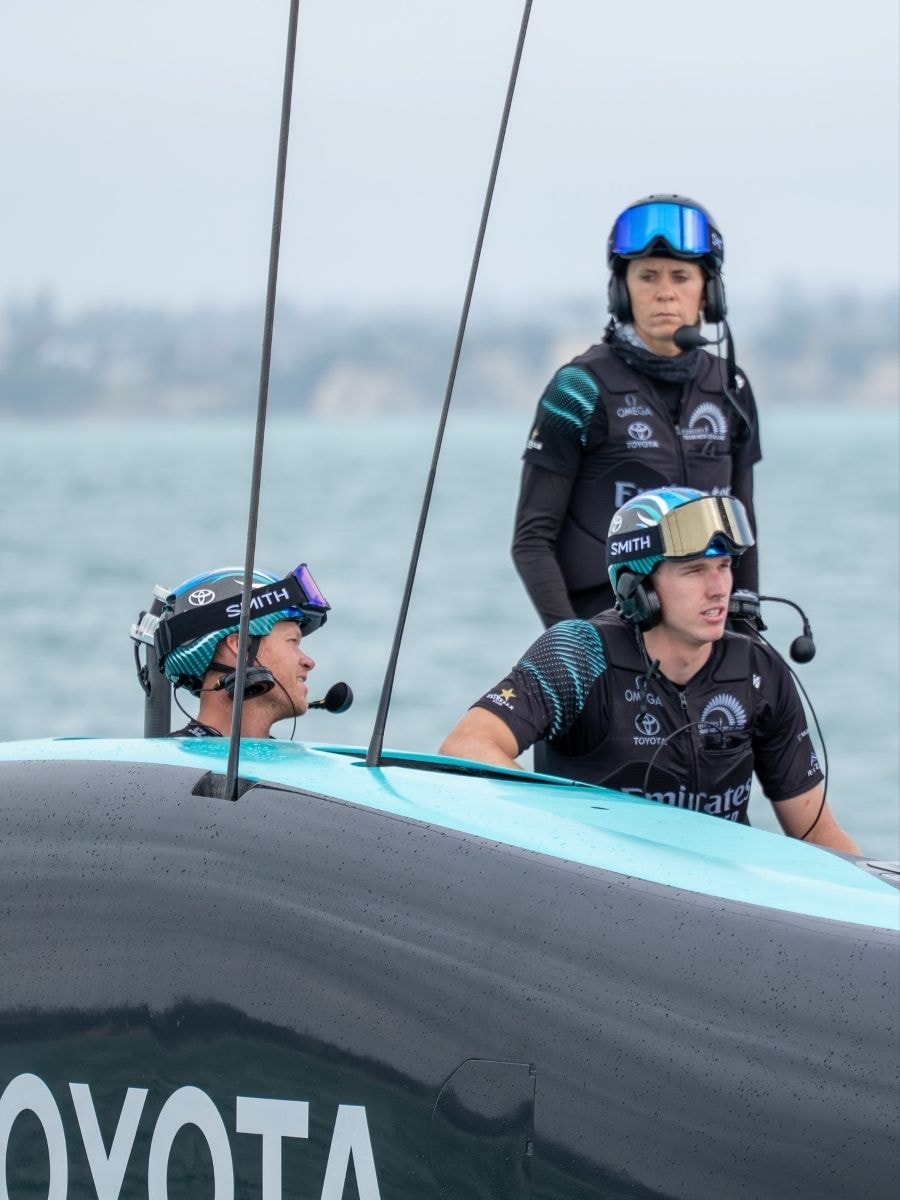 Una foto del team Emirates New Zealand (courtesy Smith)