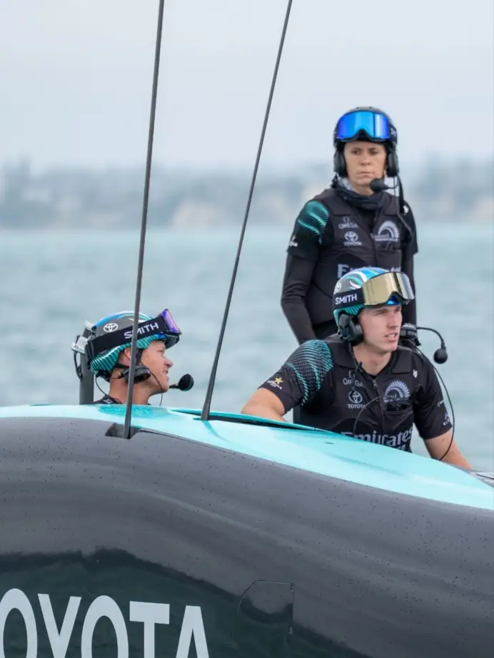 Una foto del team Emirates New Zealand (courtesy Smith)