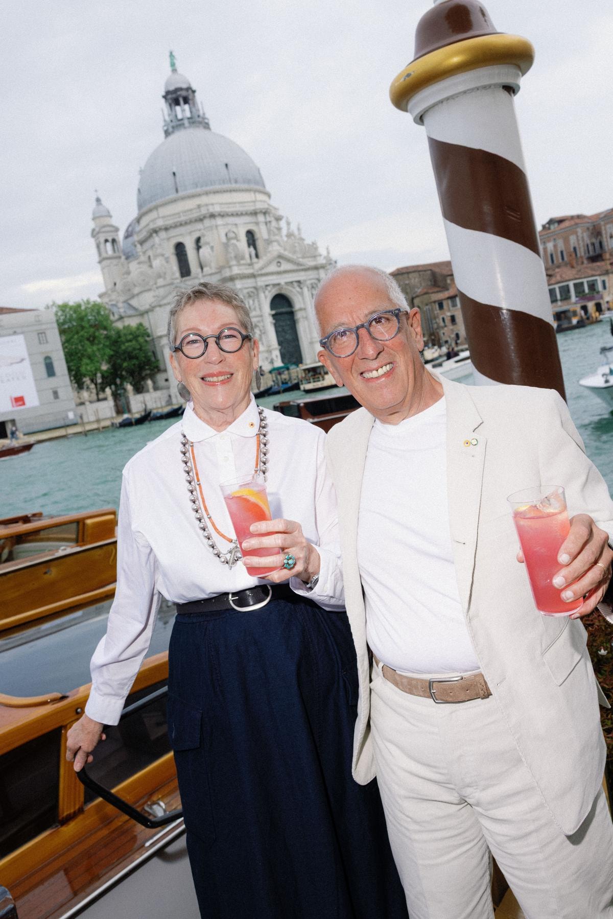 I fondatori di Quattro Gatti Gin, Catriona e Simon Mordant.
