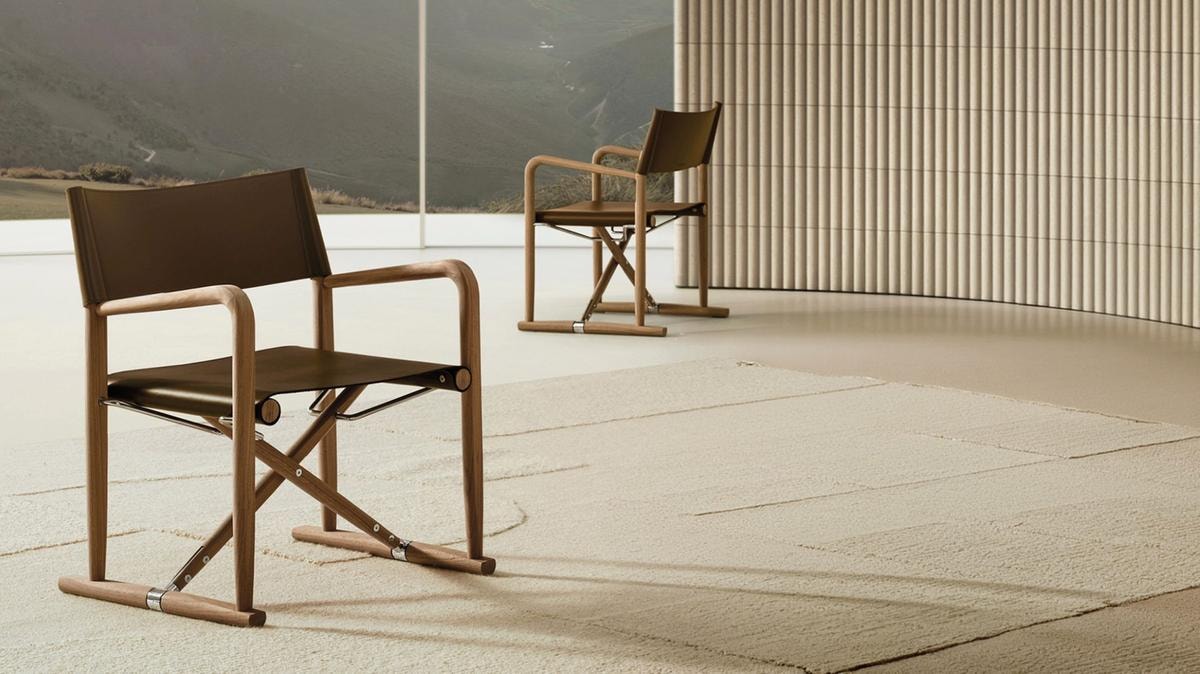 La poltroncina Luchino by Antonio Citterio per Flexform (courtesy Flexform)
