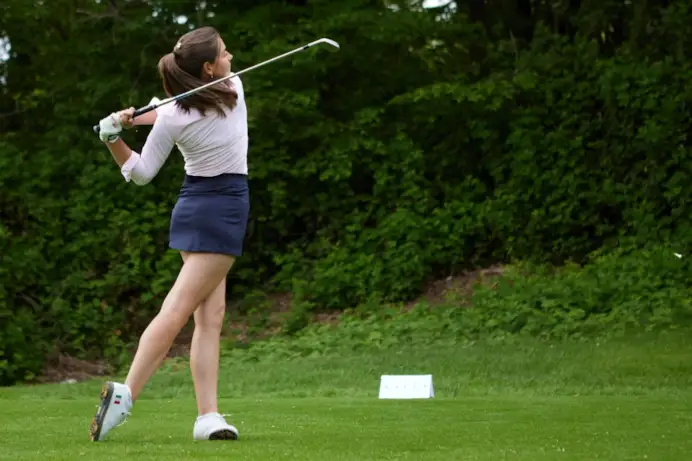 Guia Acutis all'inaugurazione Xacus golf cup (courtesy Xacus)