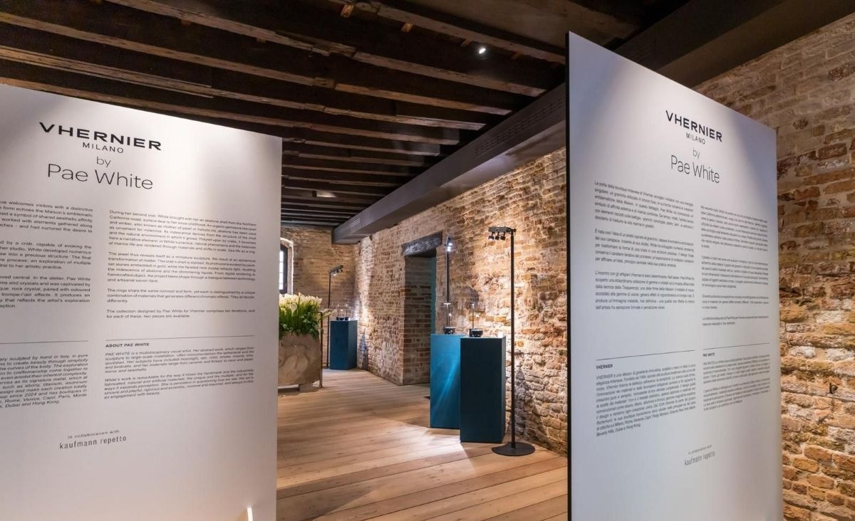 Un'immagine dell'installazione di Vhernier (courtesy Vhernier)