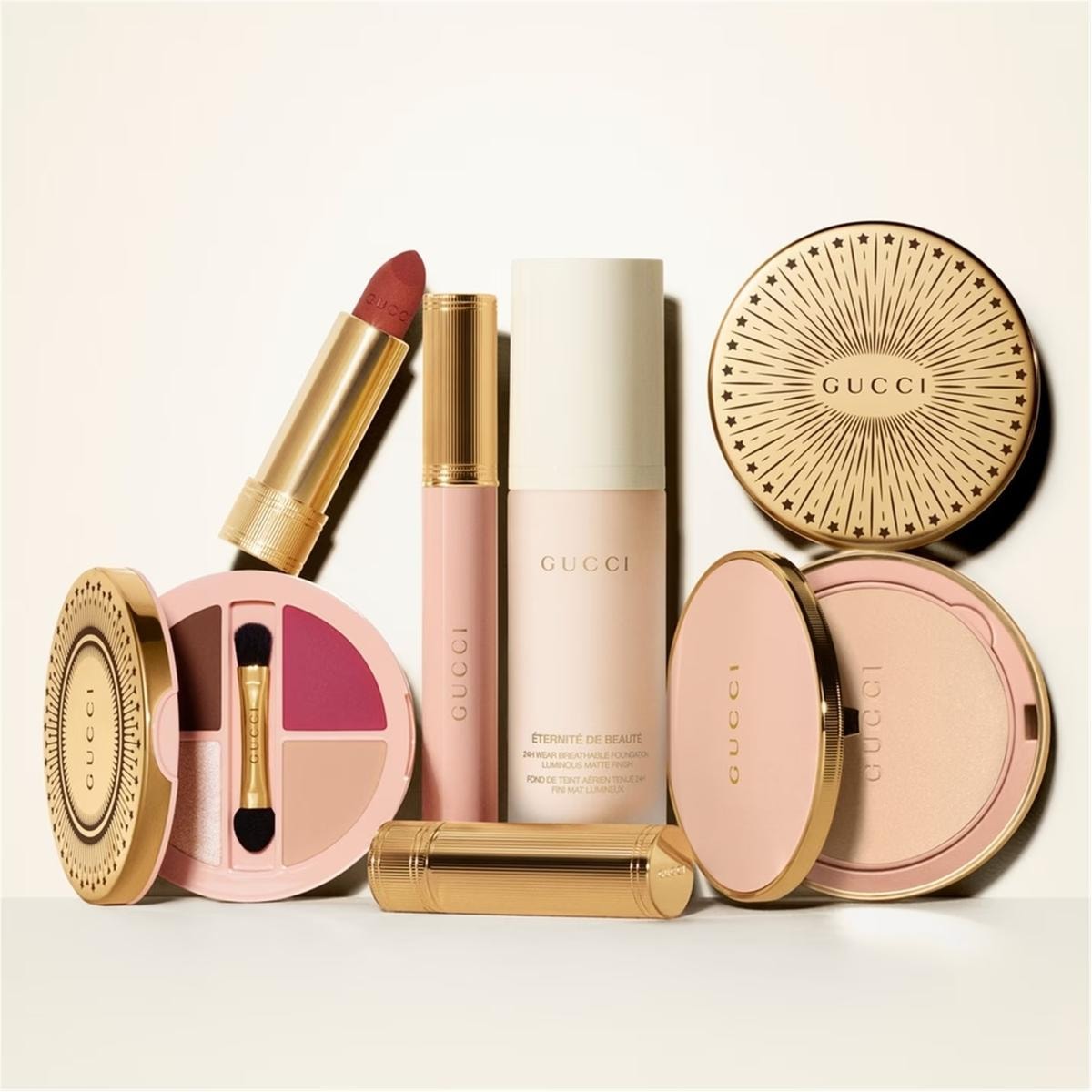 Alcuni prodotti Gucci beauty (ph official website)