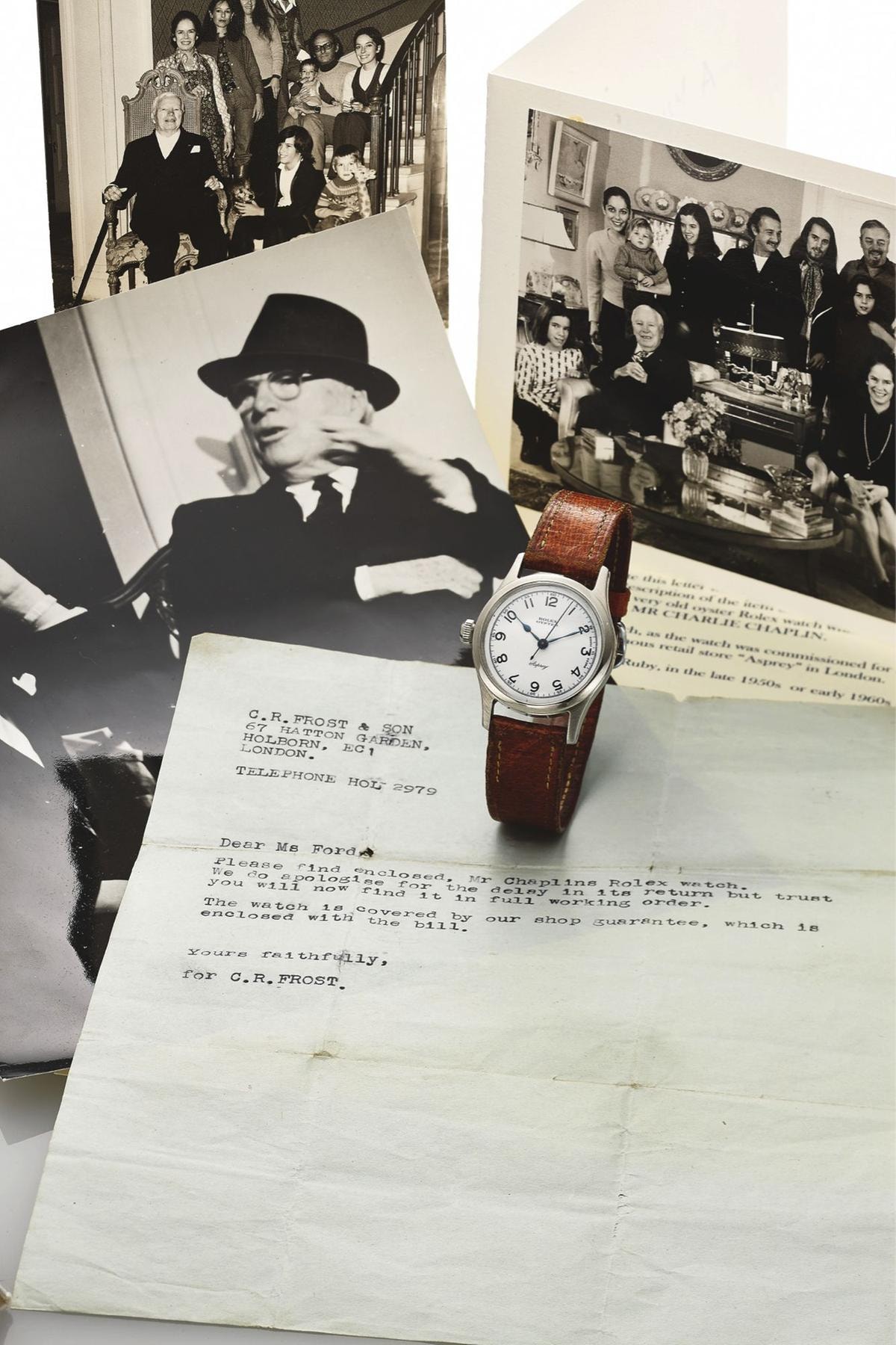 Il Rolex Oyster mancino di Charlie Chaplin