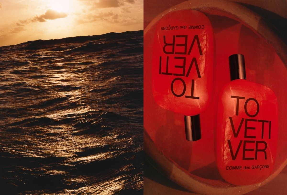 Uno scatto del progetto To vetiver (ph Jamie Hawkesworth, creative directors Ronnie Cooke Newhouse e Karl Bolander, courtesy Comme des garçons)
