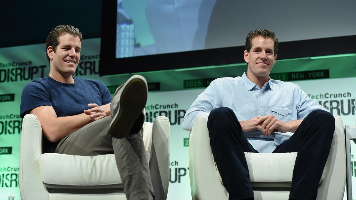 I gemelli Tyler e Cameron Winklevoss