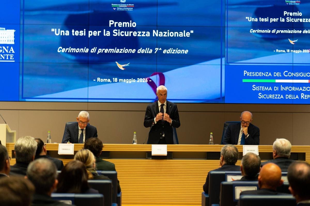 Un momento della cerimonia