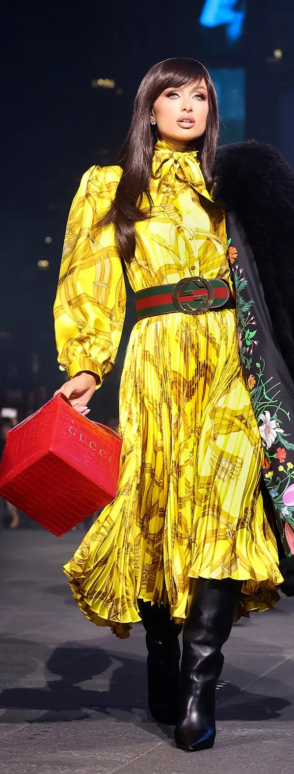 Un look Gucci cruise 2027 (courtesy Gucci)