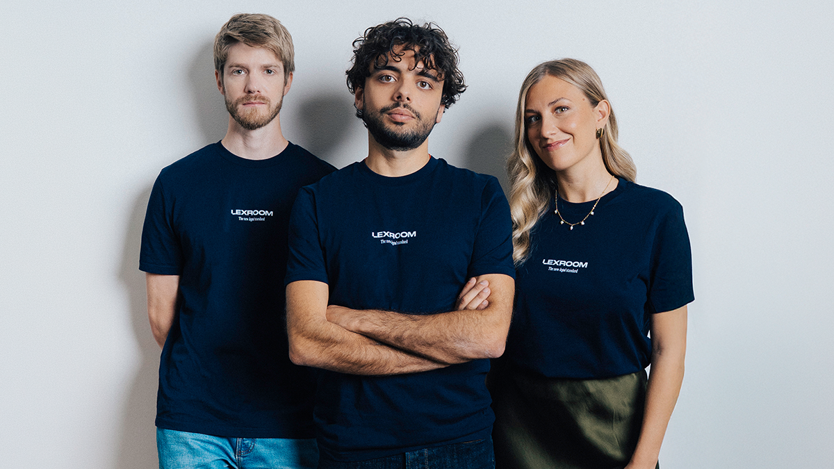 Andrea Lonza, Paolo Fois e Martina Domenicali, founder Lexroom