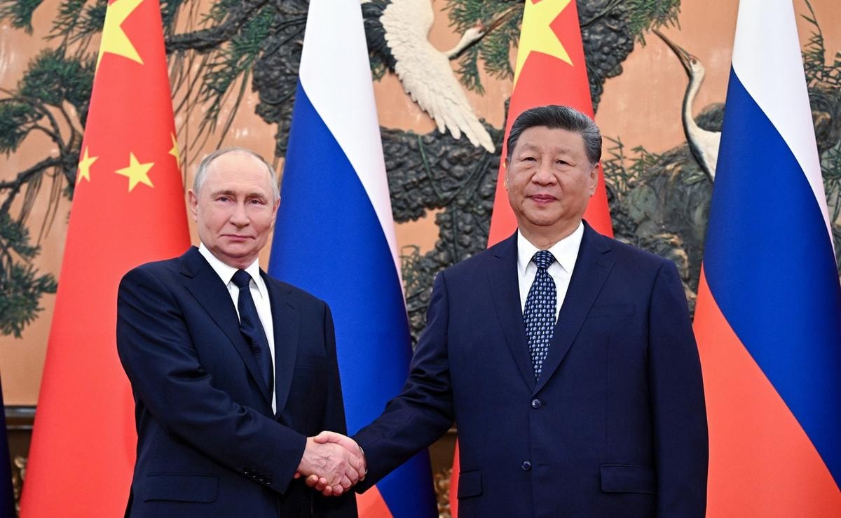 Vladimir Putin, presidente russo e Xi Jinping, presidente cinese