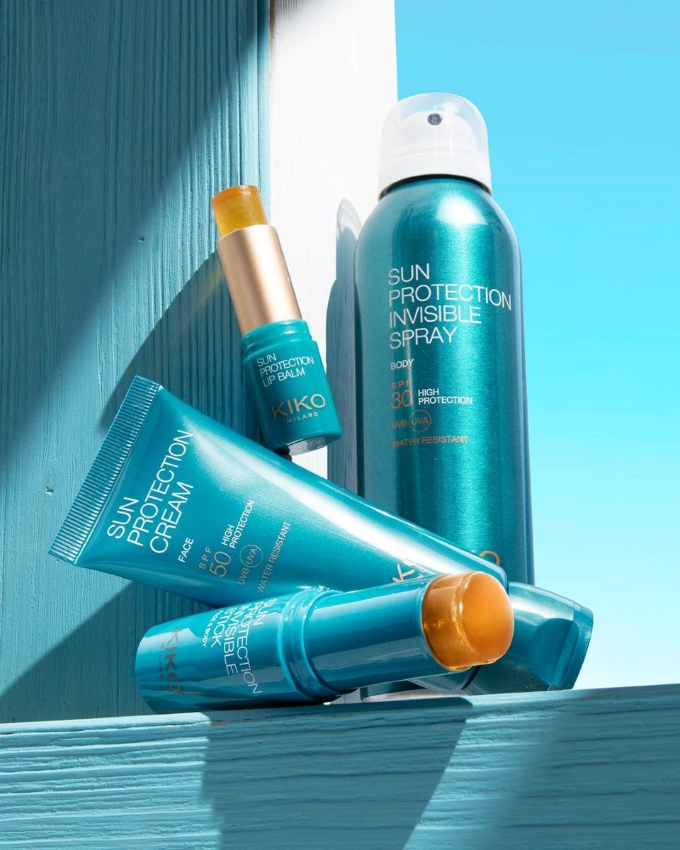 Alcuni prodotti della linea Sun care di Kiko (courtesy Kiko Milano)