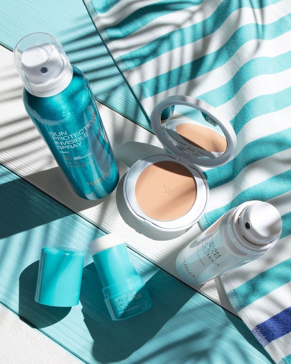 Alcuni prodotti della linea Sun care di Kiko (courtesy Kiko Milano)