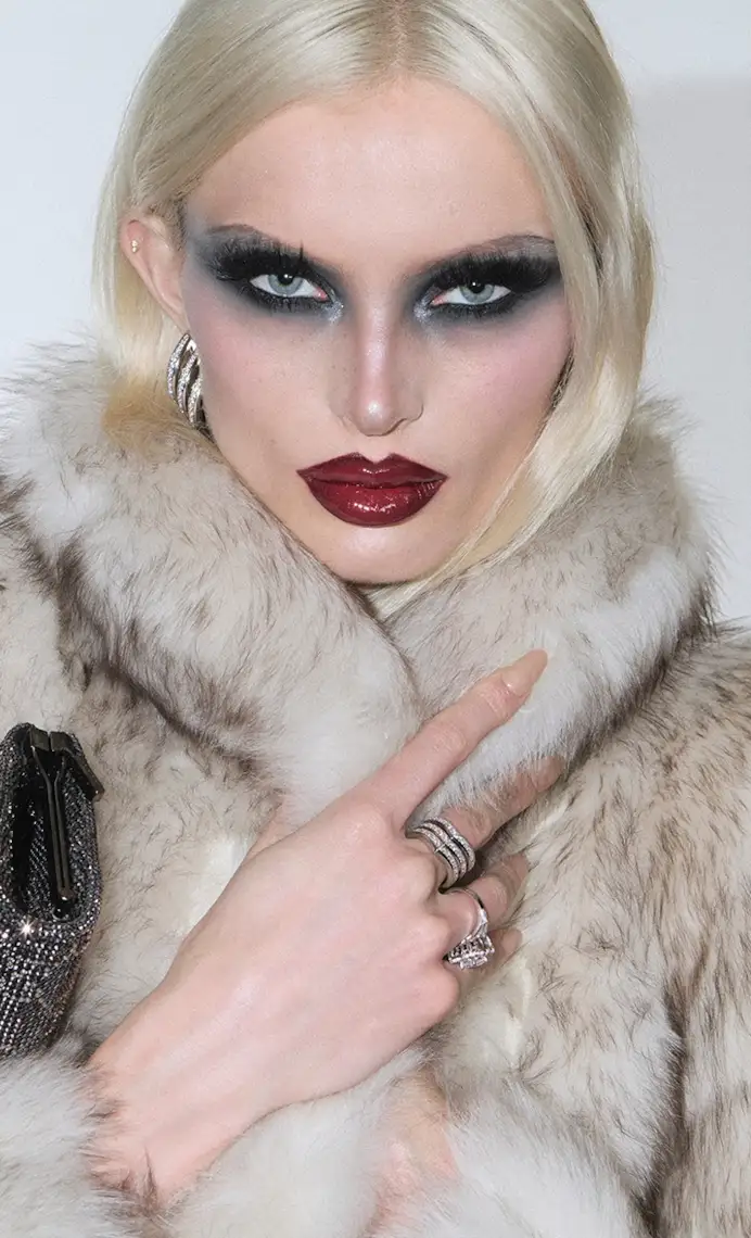 Un look make-up della sfilata Guccicore (courtesy Coty)