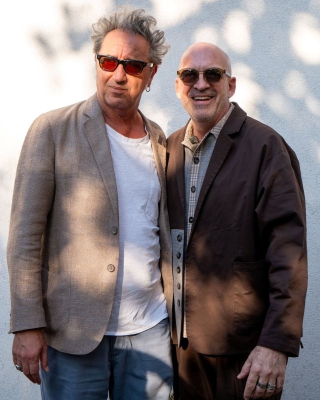 Da sinistra, Paolo Sorrentino e Antonio Marras (courtesy Antonio Marras)