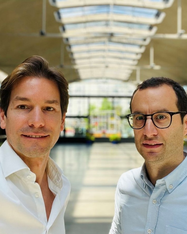 Da sinistra, Bertrand Fredenucci e Nicolas Fellous (ph LinkedIn @alphalyr)