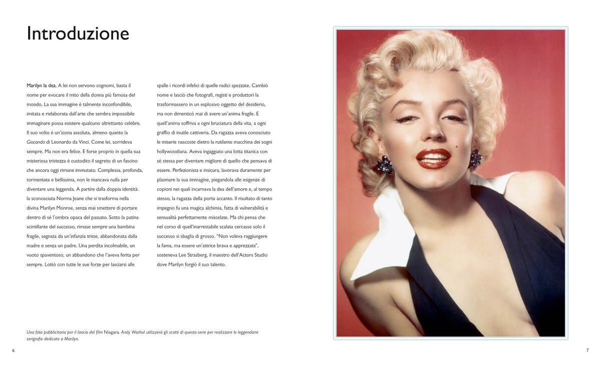 Alcune pagine del libro «Marilyn. Dea. Diva. Donna» (courtesy White star)