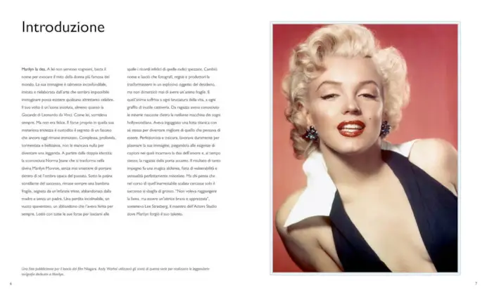 Alcune pagine del libro «Marilyn. Dea. Diva. Donna» (courtesy White star)