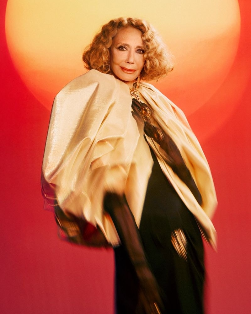 Marisa Berenson in un adv della collezione «The house of Marisa» (courtesy Zara)