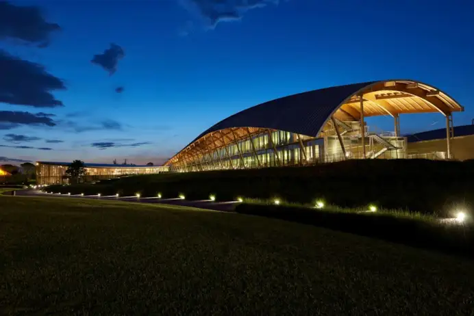 Un'immagine esterna del Technogym village (courtesy Technogym)