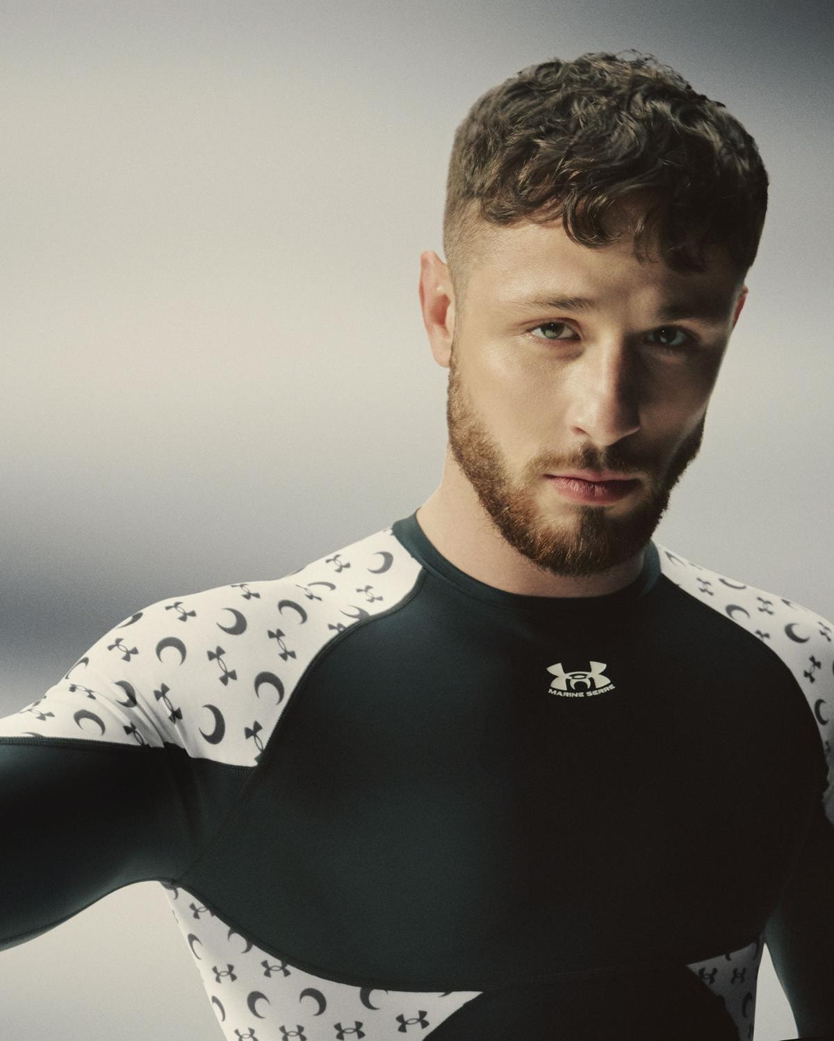 Un'immagine della campagna Marine Serre x Under armour (ph Nicola Delorme, courtesy Marine Serre)