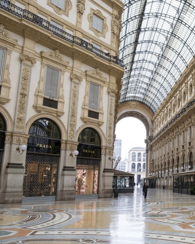 La Galleria Vittorio Emanuele II di Milano (ph Imagoeconomica)